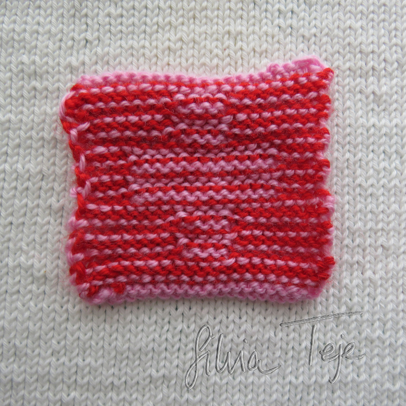 Parte trasera punto tcnica Illusion Knitting